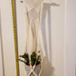 Macrame plant hanger pot and plants are not included